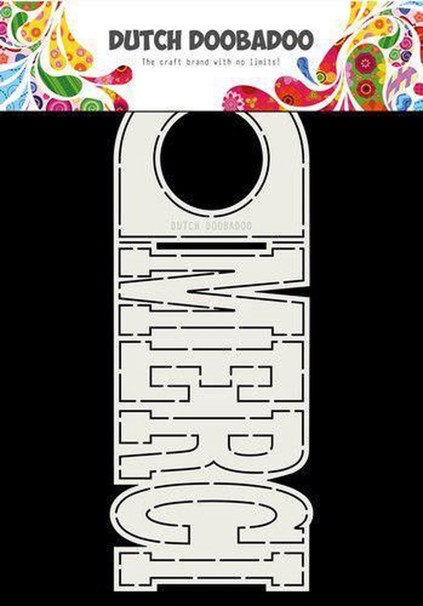 Dutch Doobadoo Card Art tekst Merci A4 470.713.773 (03-20)