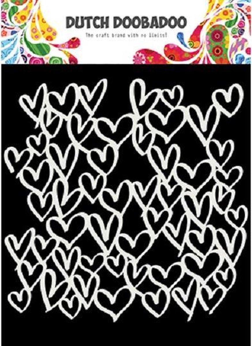 Maskart Hearts 15x15 cm