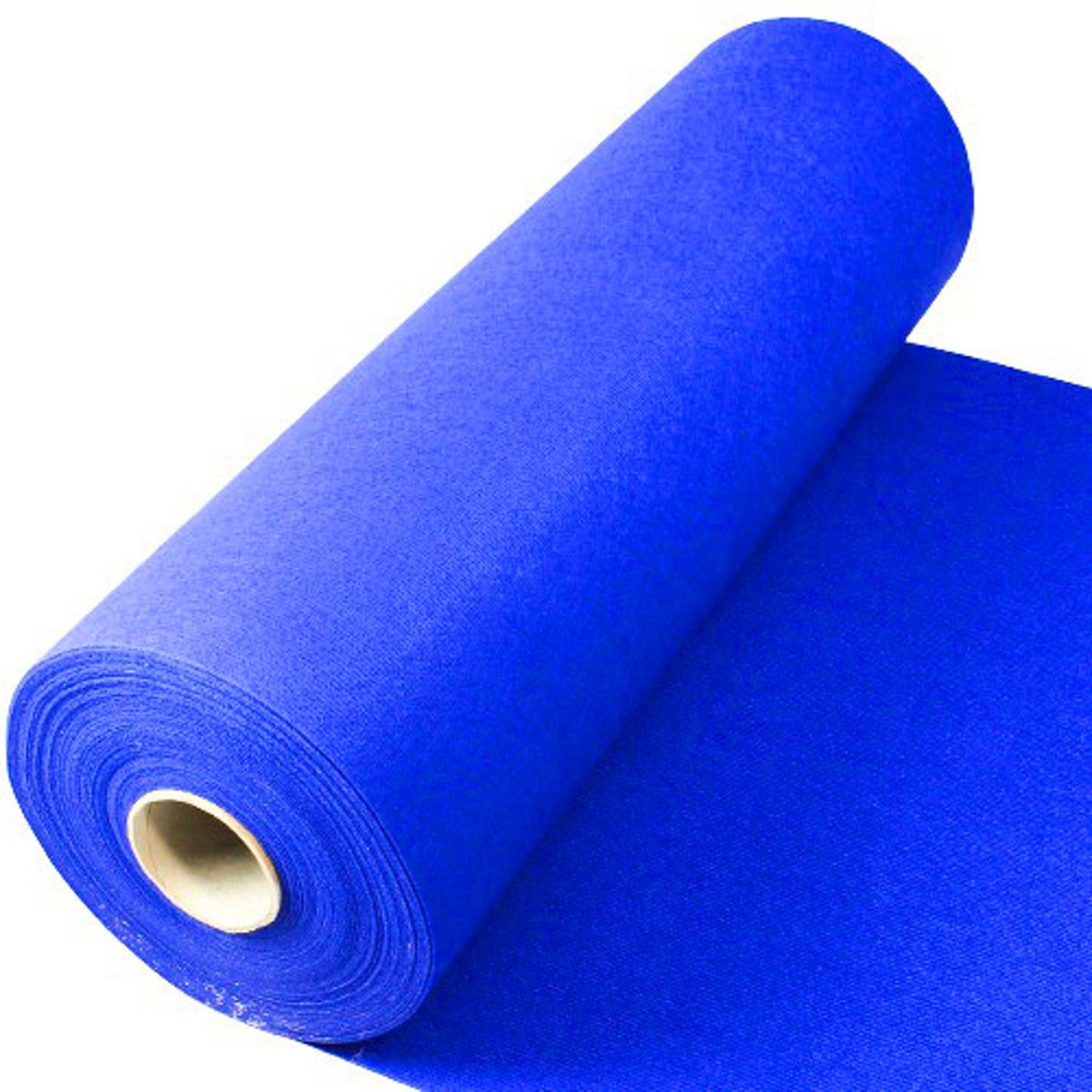 Blauwe loper 30 bij 1 meter met beschermfolie