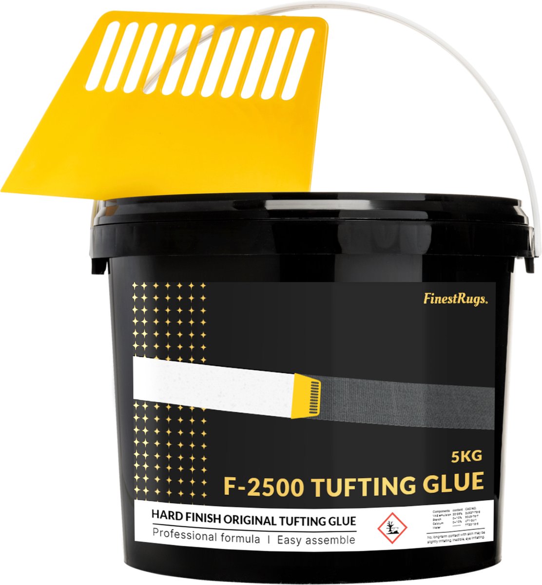 Tufting Lijm - 5KG - F2500 Lijm - Tufting Glue - Hard Finish - Tuft Garen en Tufting Doek Vastlijmen - Rug Tufting Gun Lijm