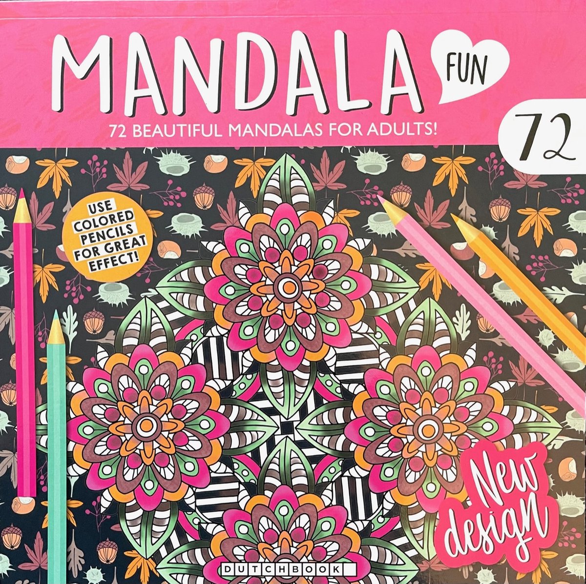 Mandala kleurboek voor volwassenen met 72 kleurplaten