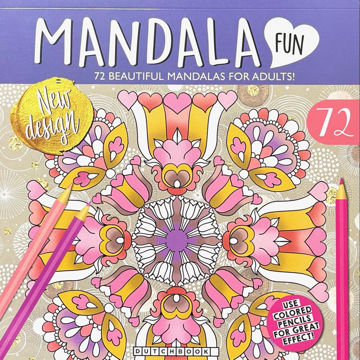 Mandala kleurboek voor volwassenen met 72 kleurplaten