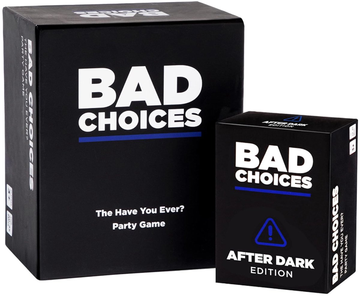 Bad Choices Party Game + After Dark - Hilarisch kaartspel - 300+ vragen - 17+ - Voor brutale spelavonden