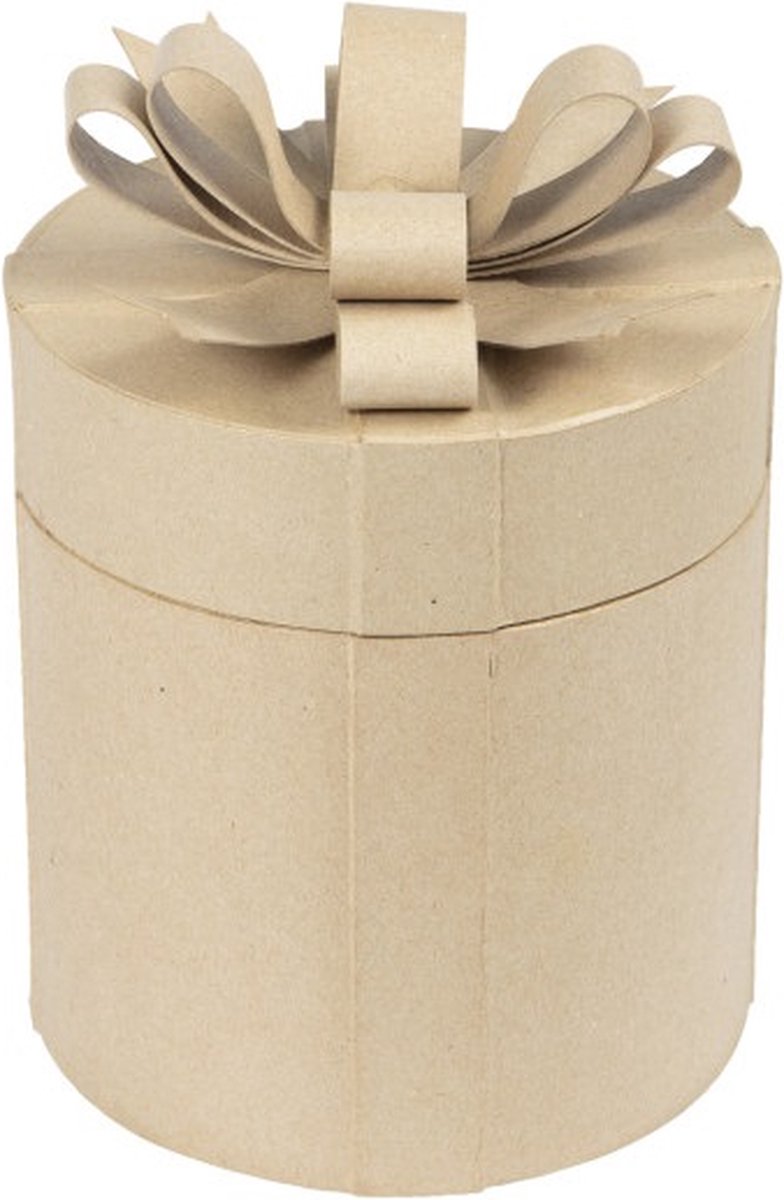 Decopatch - Ronde doos - geschenkdoos met strik 32 cm