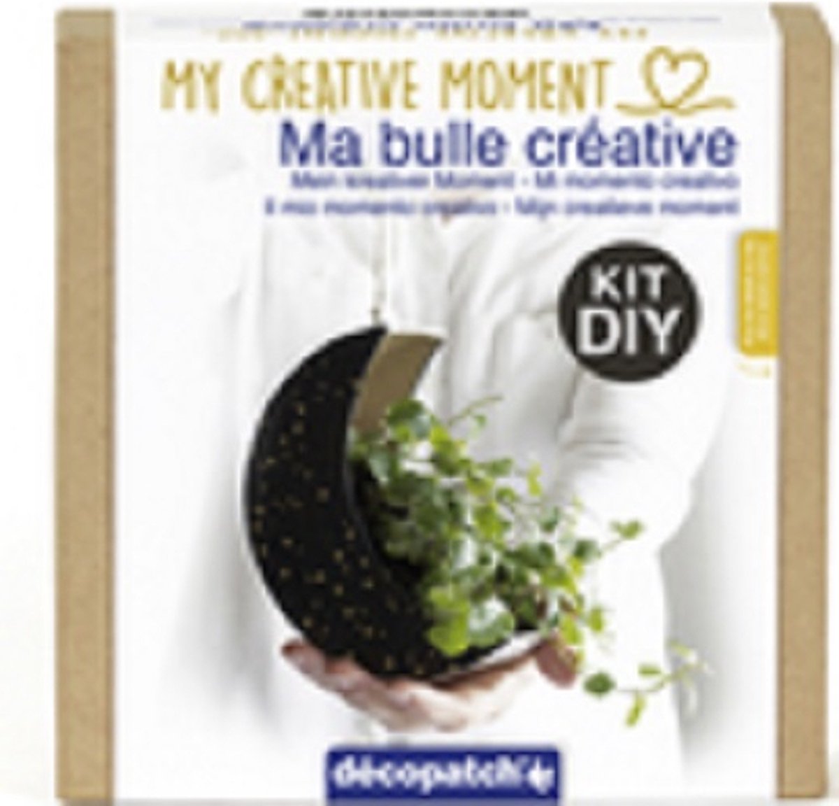 Decopatch My Creative Moment DIY pakket bloempot maan