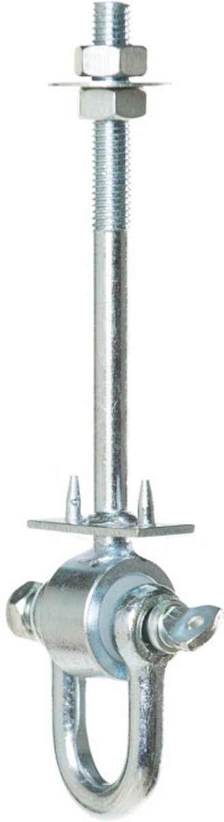   schommelhaak met D sluiting zwaardere uitvoering, diameter M12x140mm