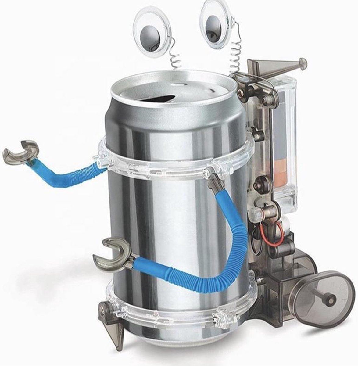 E&CT Trading  - DIY voor kinderen - Geestverruimende wandelende blikrobot - Milieuvriendelijk speelgoed - Puzzelspel kinderen