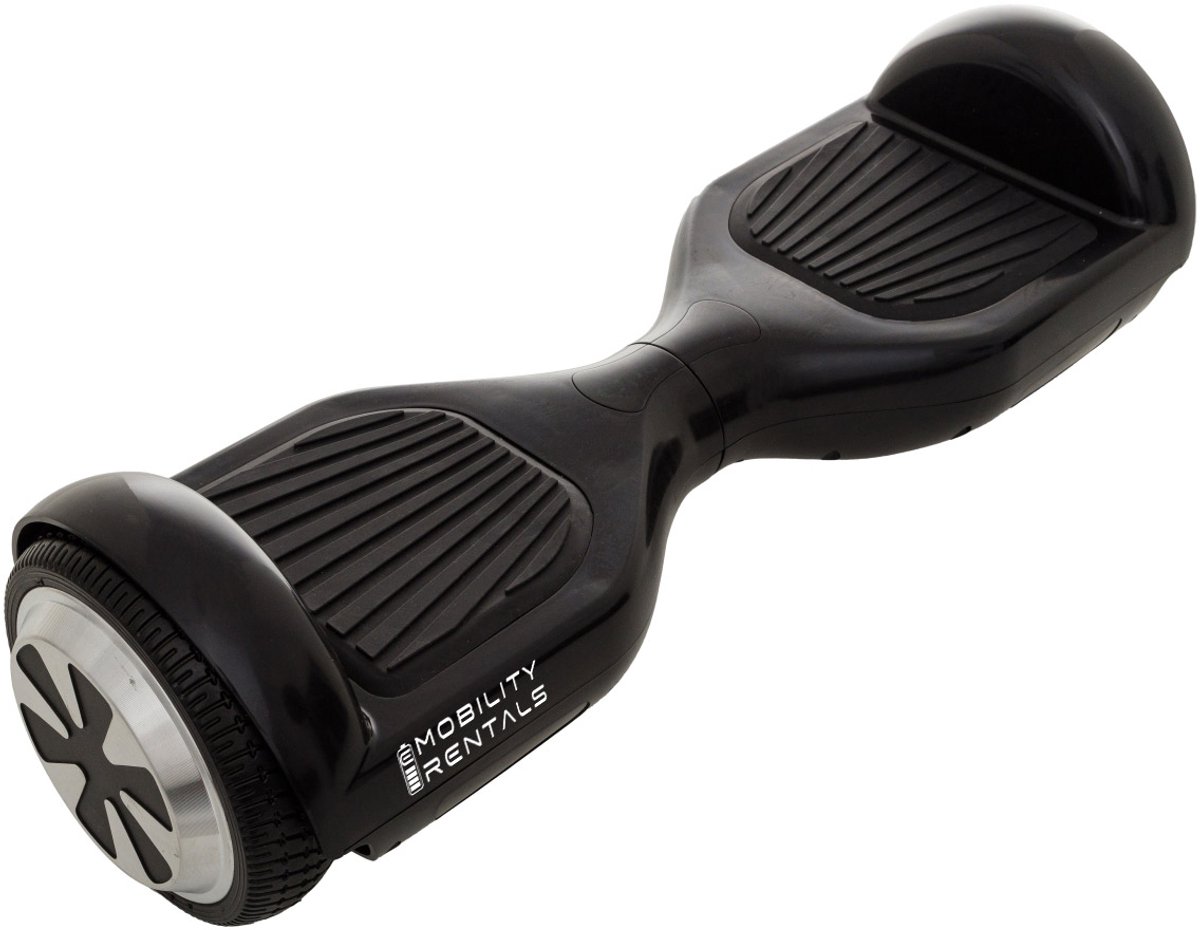 Hoverboard GLIDE Zwart 6.5 inch, E-Mobility Rentals – 700W – 10km Bereik – UL2272 FW2 Gecertificeerd