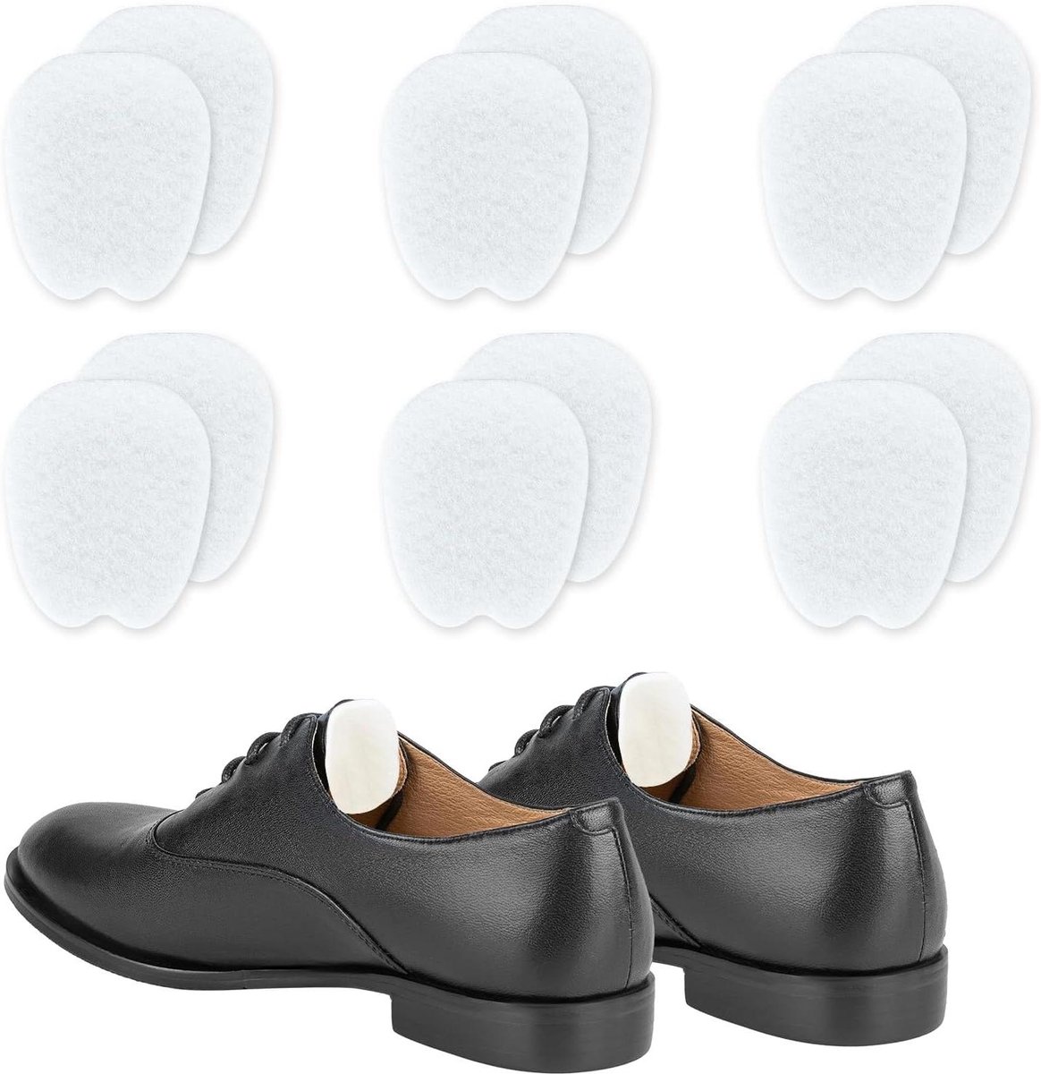 EGoods - Zelfklevende tongpads van vilt voor zachte antislip schoeninlegzolen