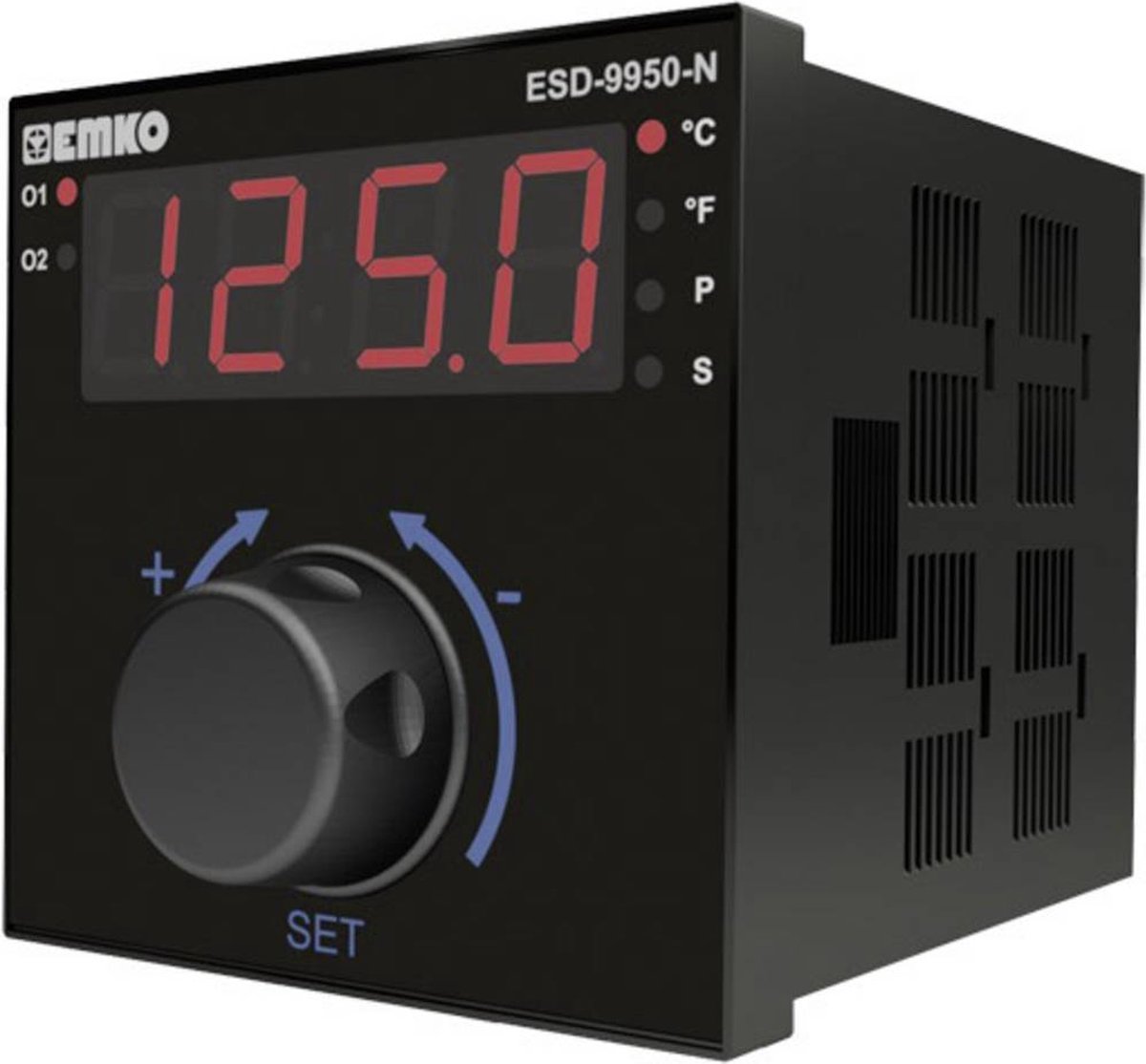 Emko ESD-9950-N 2-punt, P, PI, PD, PID Temperatuurregelaar -200 tot 1700 °C (l x b x h) 110 x 96 x 96 mm