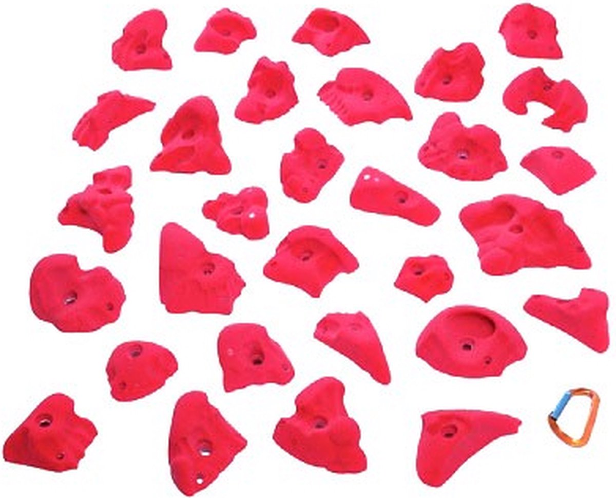 klimgrepen serie salath – maat s tot xl – set van 30 – Grijs