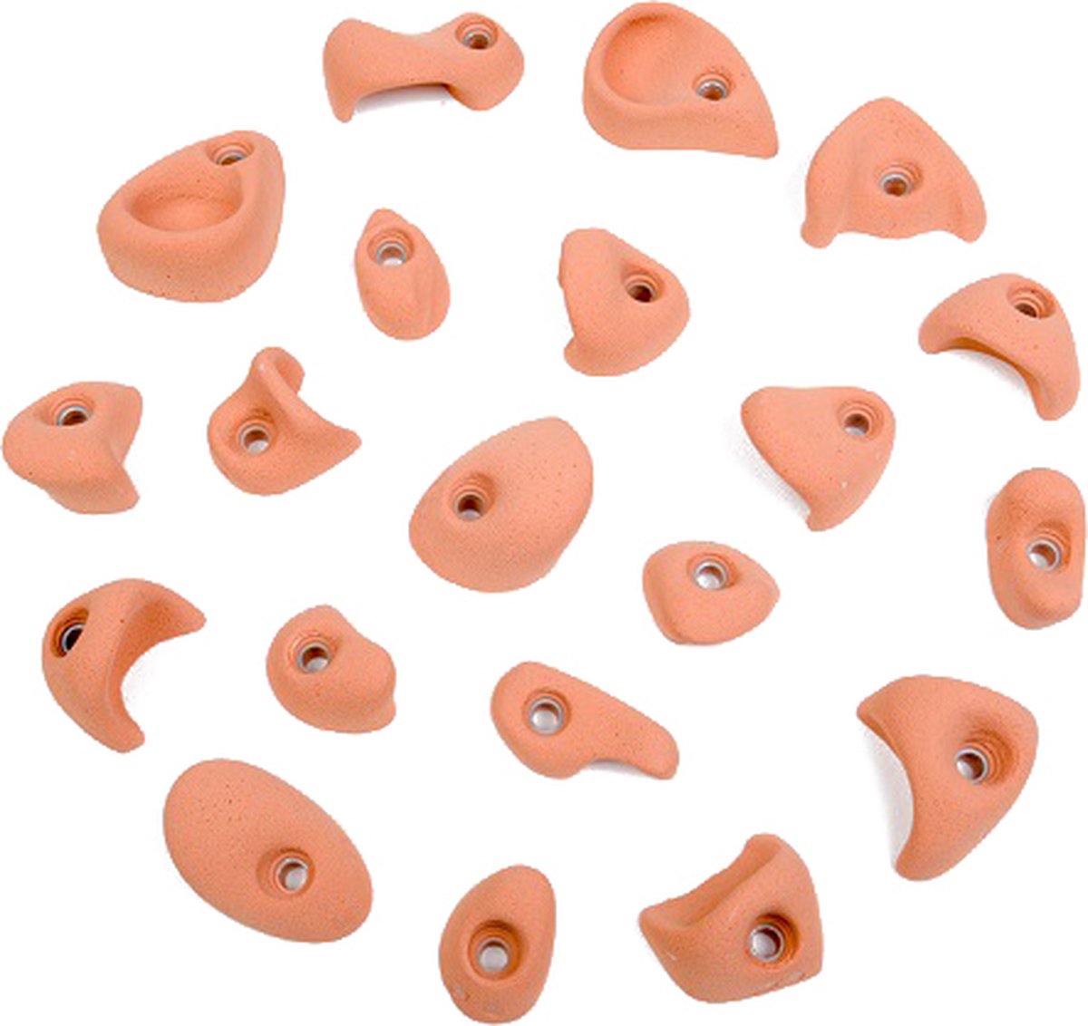 klimgrepen serie to-ma-toes – maat m – set van 20 – Fluo roze