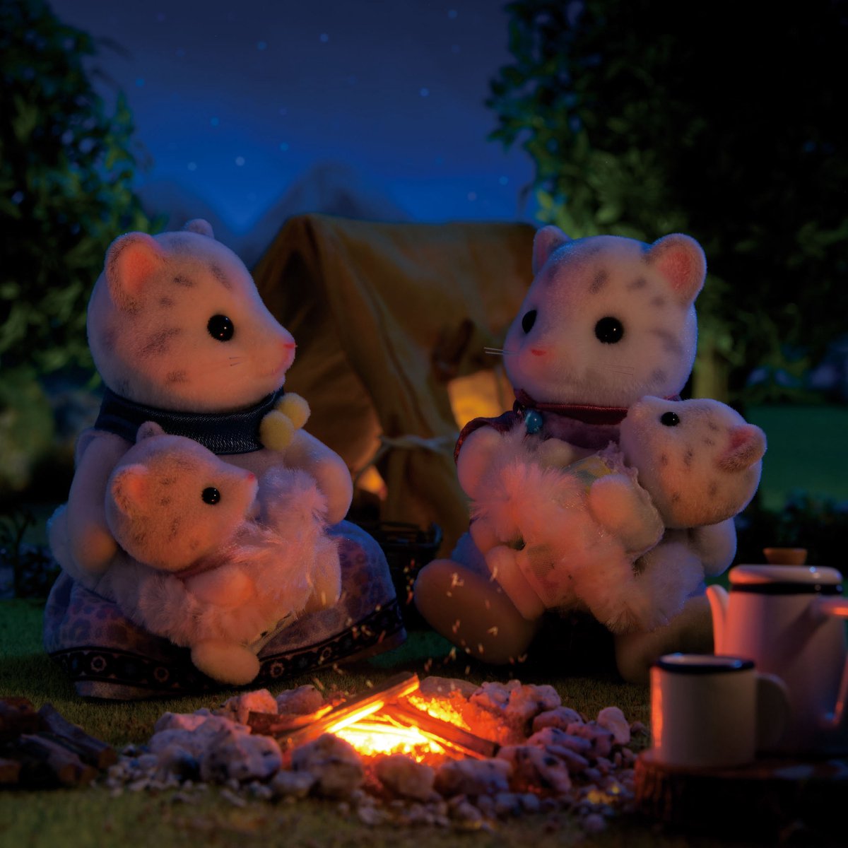 Sylvanian Families 5814 - Familie Sneeuw Luipaard