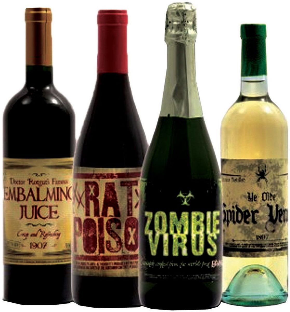 Fles stickers 8 stuks