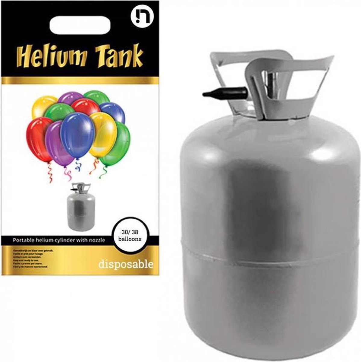 Helium tank voor 30 ballonnen