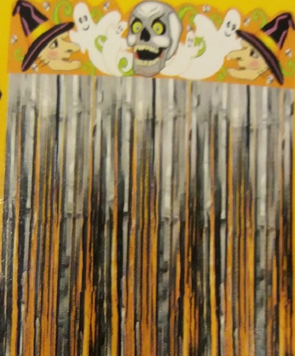 deurgordijn - horror halloween - 75 x 130 cm