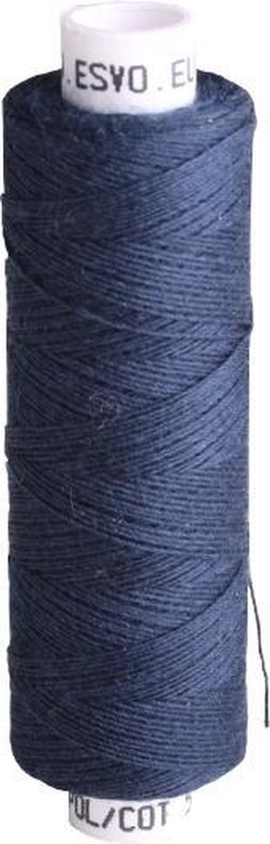 ESVO naaigaren - waterafstotend - 2 x 125 m - dikte 50 - donkerblauw