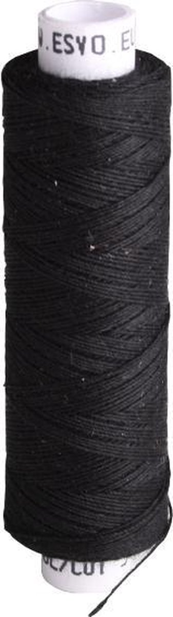 ESVO naaigaren - waterafstotend - 2 x 125 m - dikte 50 - zwart