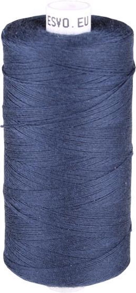ESVO naaigaren - waterafstotend - 2 x 400 m - dikte 50 - donkerblauw