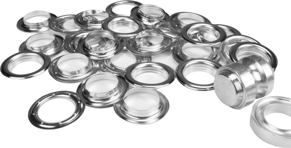 ESVO Ø 40 mm gordijnringen - 25 ringen - messing vernikkeld - 1 stempel