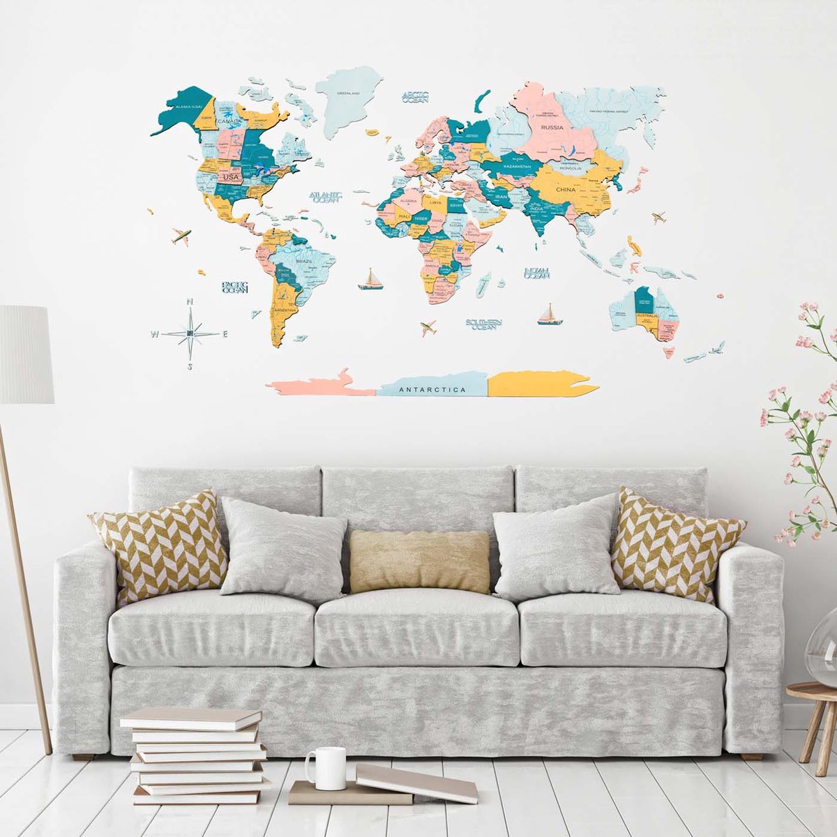 Houten   3D - Festival - L (150 x 90 cm)