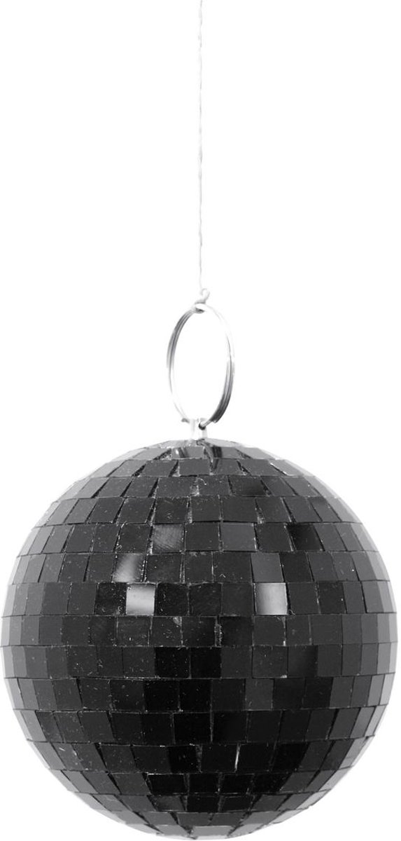   Spiegelbol 10cm Zwart