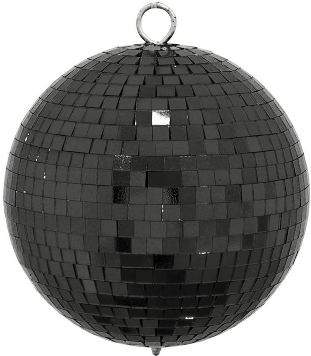   Spiegelbol 15cm Zwart