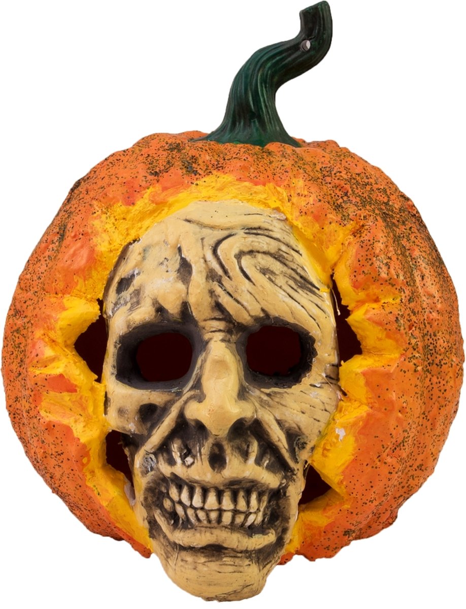 EUROPALMS Halloween Skull Pumpkin, 26cm