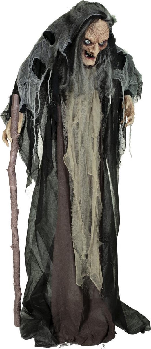 Europalms - Halloween - Decoratie - Versiering - Accesoires - Witch Nahema 160cm
