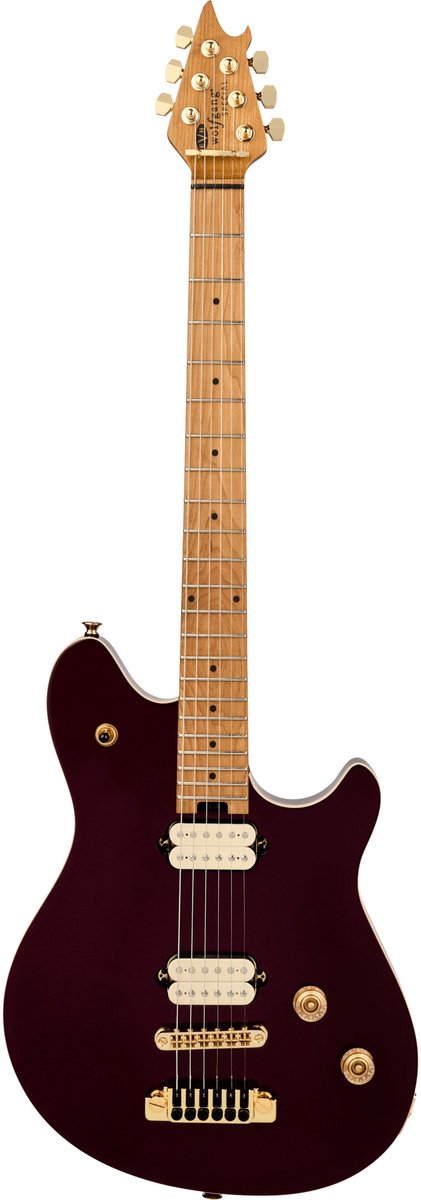 EVH Wolfgang Special Baked Maple T.O.M. Oxblood - Elektrische gitaar