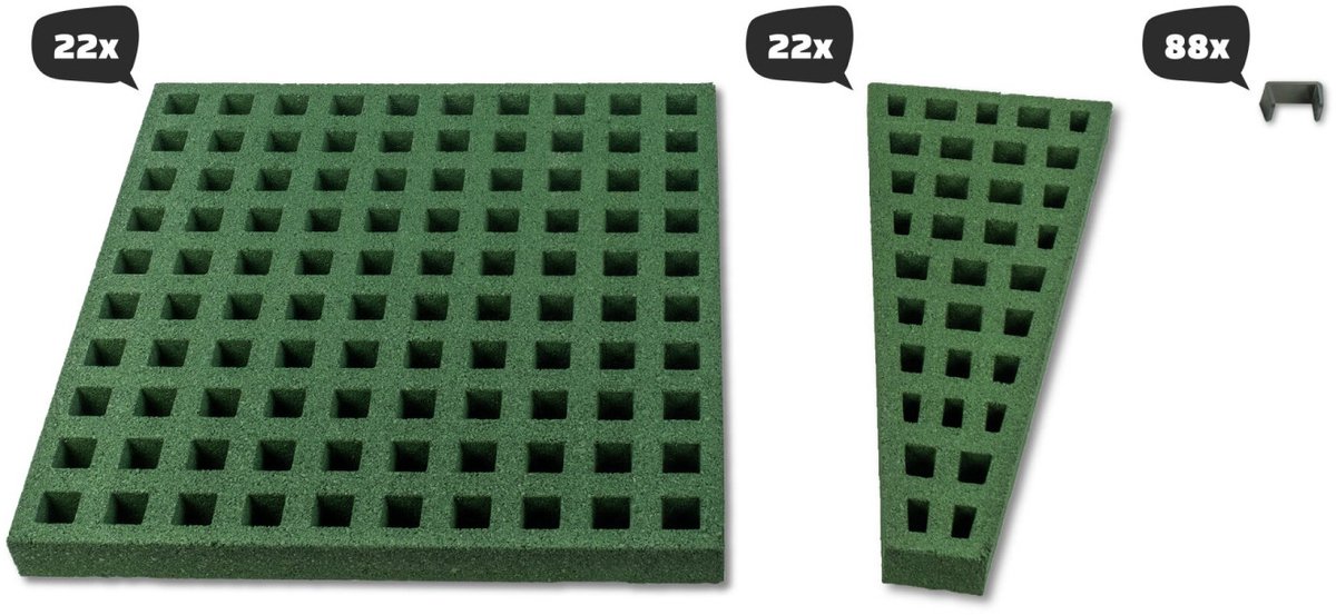 EXIT Freezone trampoline veiligheidstegels �427cm