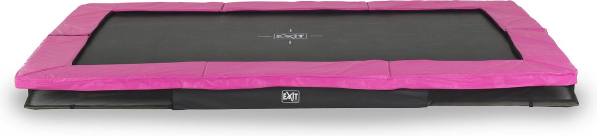 EXIT Silhouette inground sports trampoline 244x366cm - roze