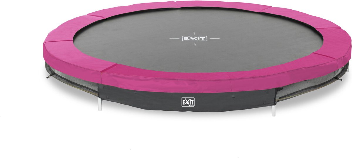 EXIT Silhouette inground sports trampoline ø244cm - roze