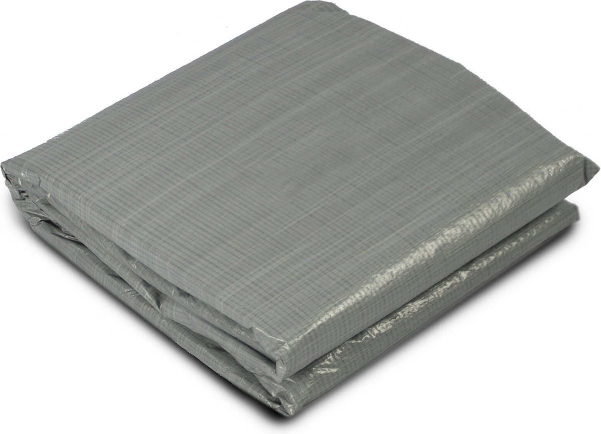 EXIT zwembad grondzeil 380x380cm - grijs