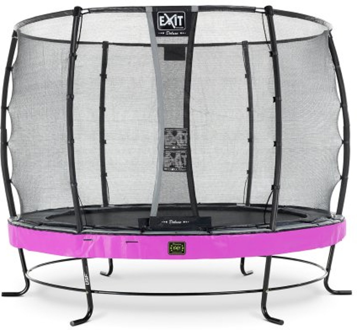 EXIT Elegant Premium trampoline ø305cm met veiligheidsnet Deluxe - paars