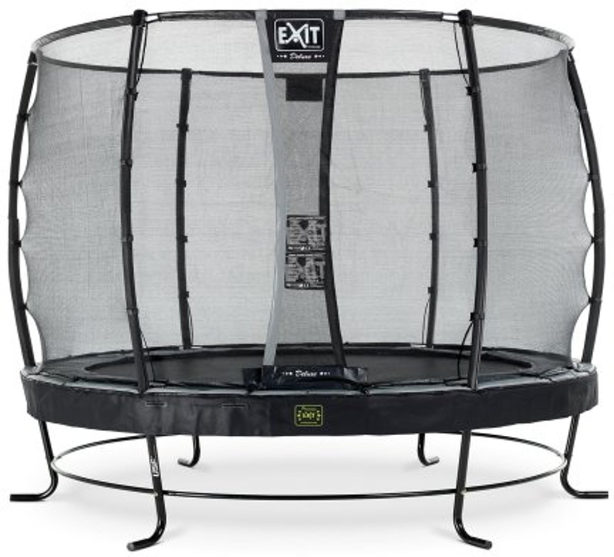 EXIT Elegant Premium trampoline ø305cm met veiligheidsnet Deluxe - zwart