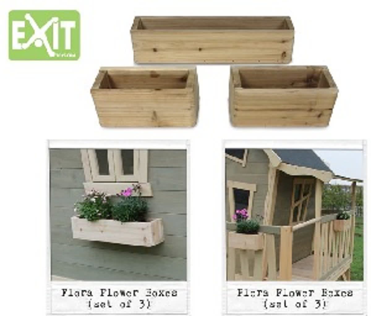 EXIT Flora Bloembakjes (3 Stück)