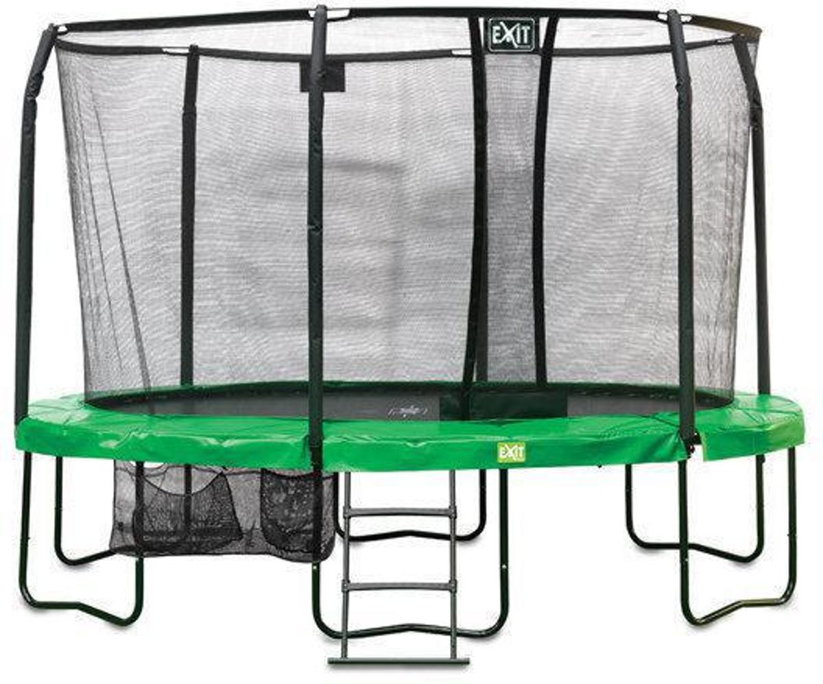 EXIT JumpArenA Ovaal 244x380cm Trampoline + Veiligheidsnet