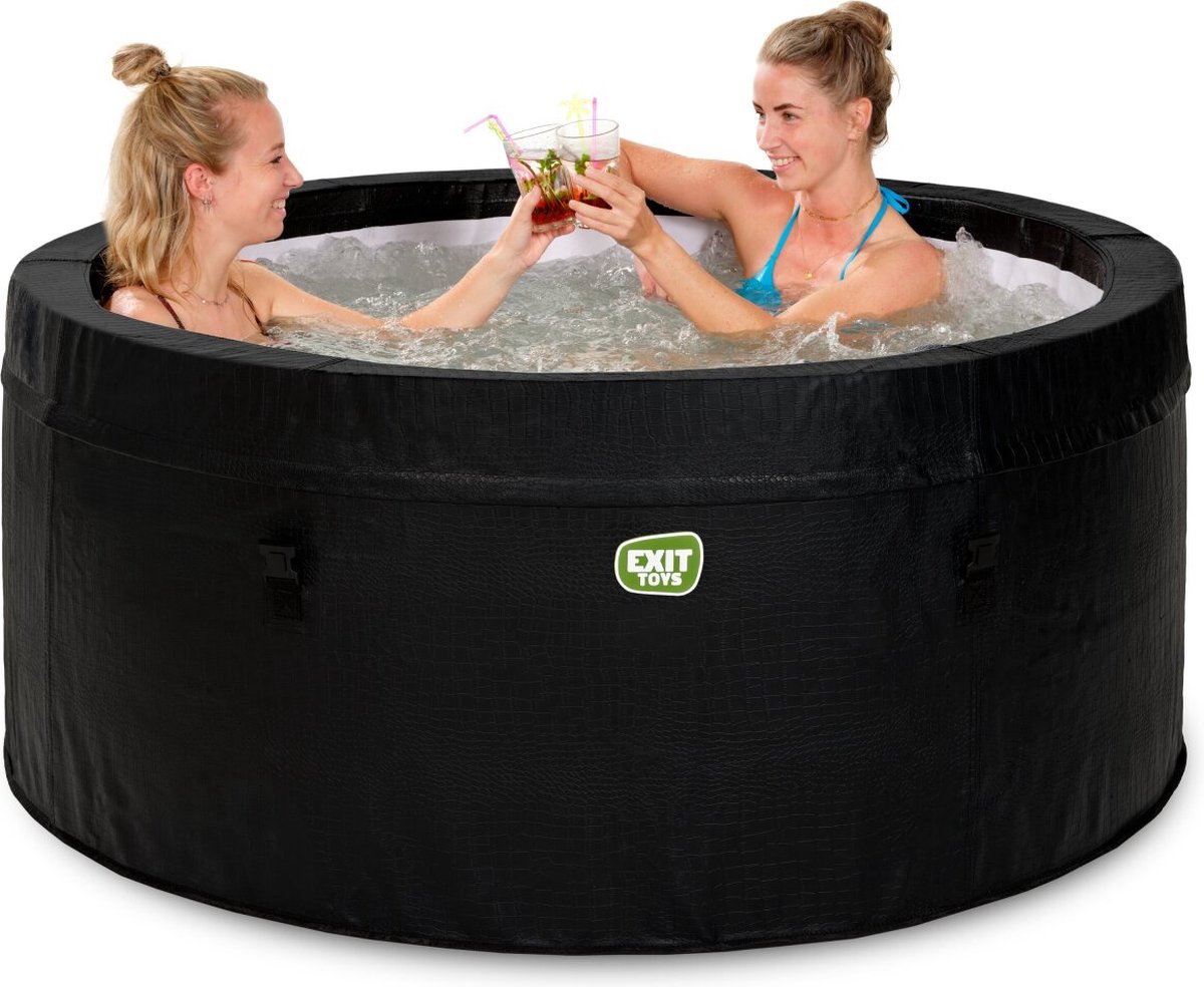   Leather Premium spa (2 personen) - zwart