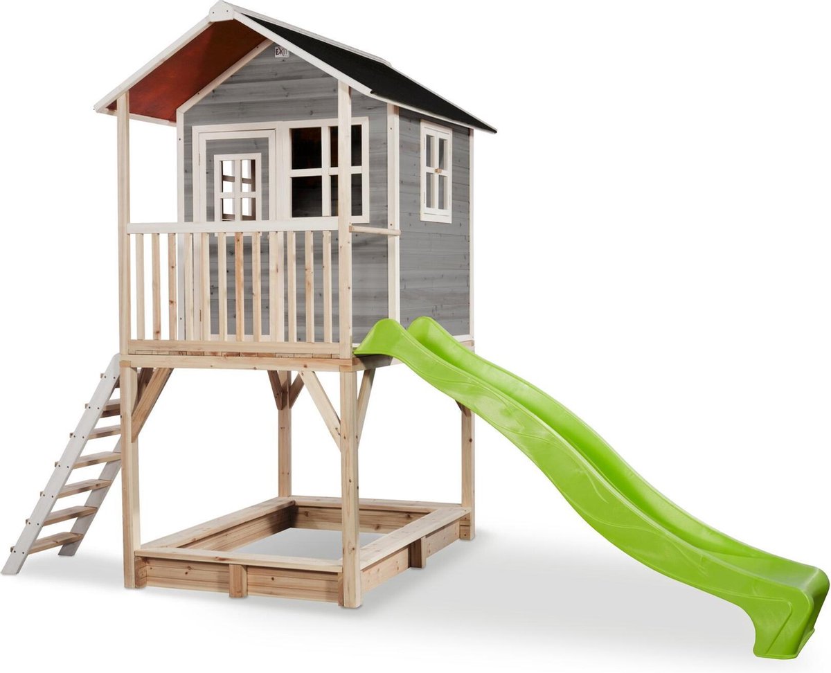   Loft 700 houten speelhuis - grijs