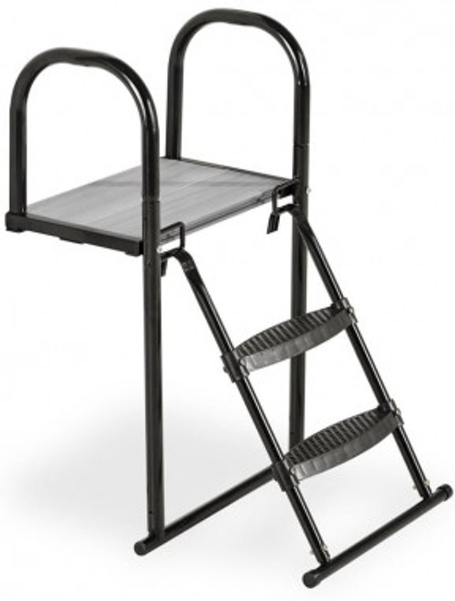 Trampoline platform met ladder - EXIT - 68 x 41 cm (maat S)