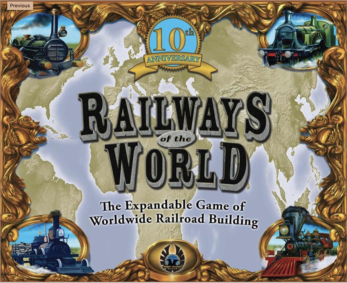 Asmodee Railways of The World 10th anniversary - EN