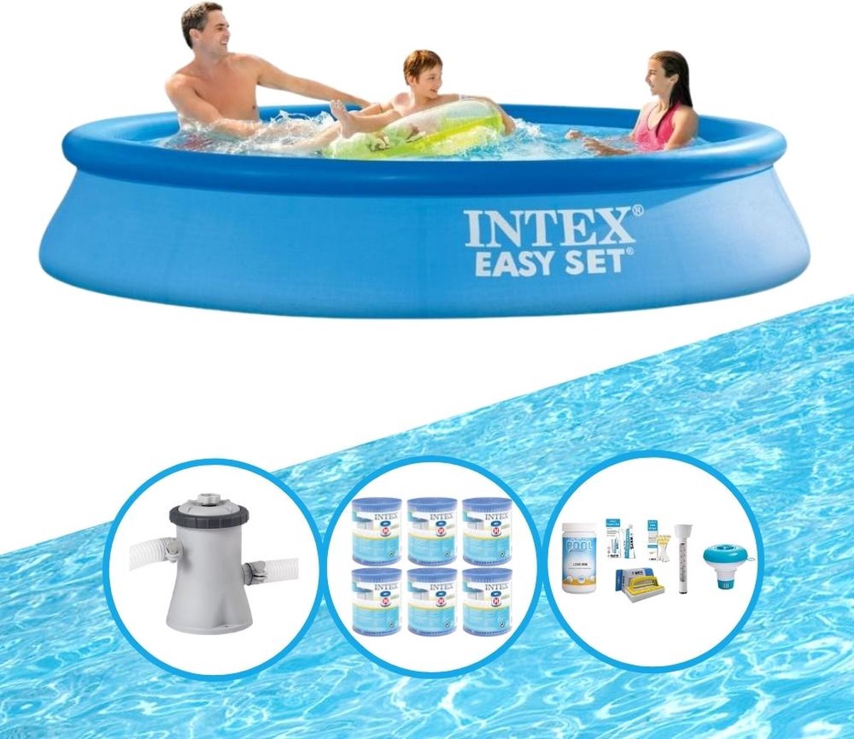 Zwembad Easy Set - Zwembad Bundel - 305x61 cm