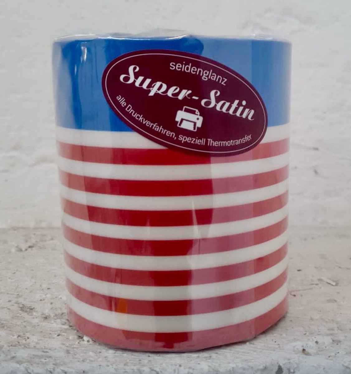 Rouwlint sierlint sjerp 100 MM vlag USA bedrukbaar composteerbaar rol 25 meter