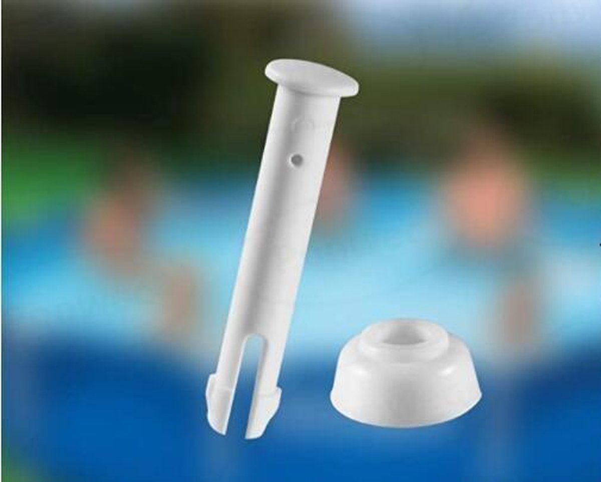 12x Intex bevestigings pin voor zwembad frame - pin en seal set - reserveonderdeel zwembad - plastic