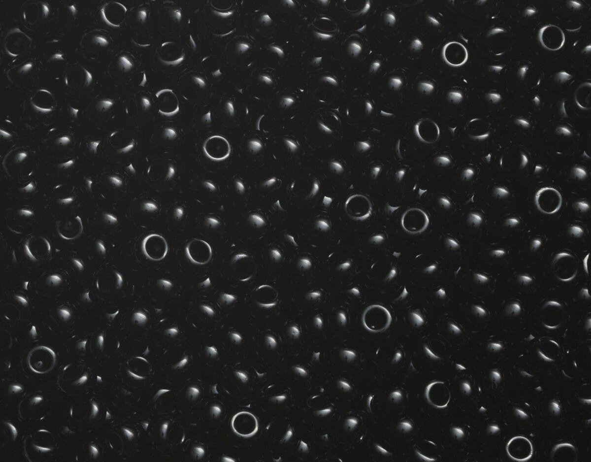 Le Suh Rocailles Borduurkralen Zwart