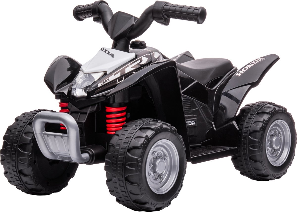 Eco Toys - Honda Elektrische Kinder Quad - Zwart - Met Claxon & Gas Pedaal - Snelheid 2,8 km/u - Vanaf 18 Maanden - Max. 25 kg