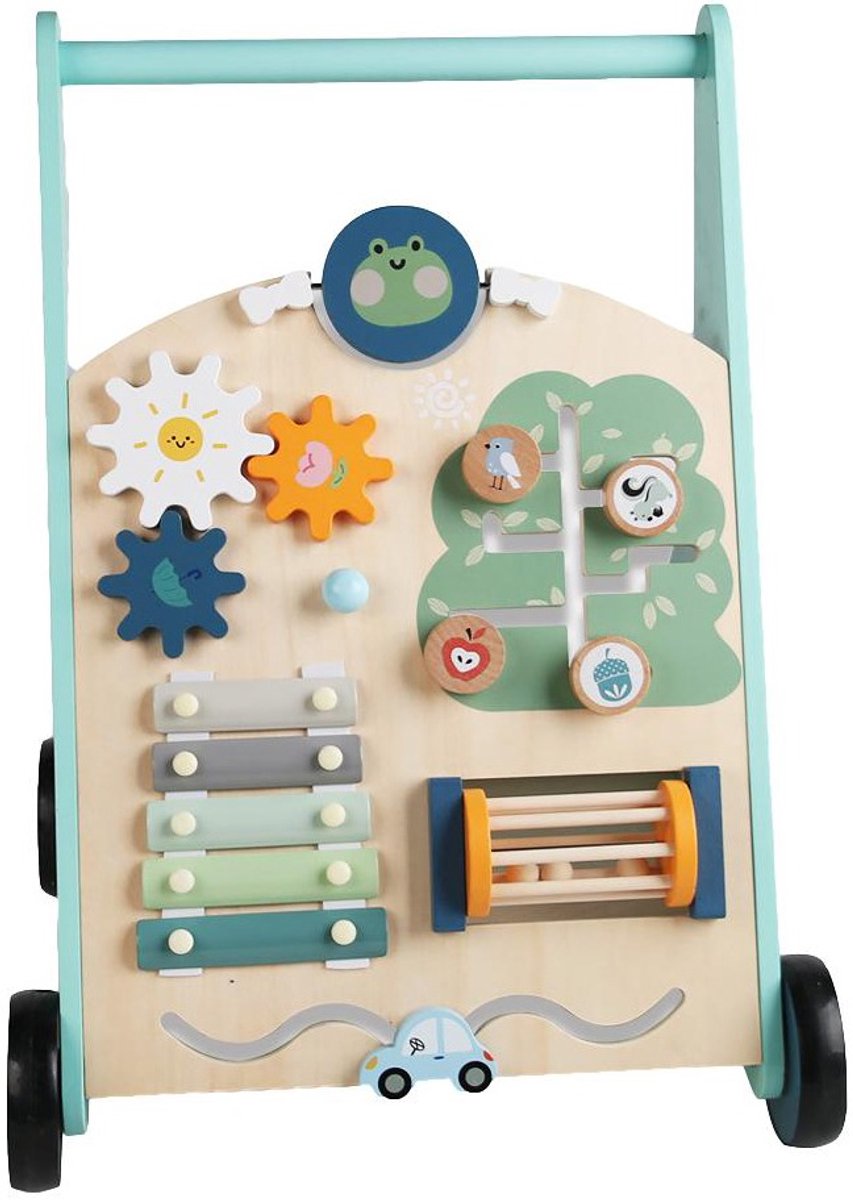 Eco Toys Stonegreen Houten Baby Walker Loopwagen HC732829