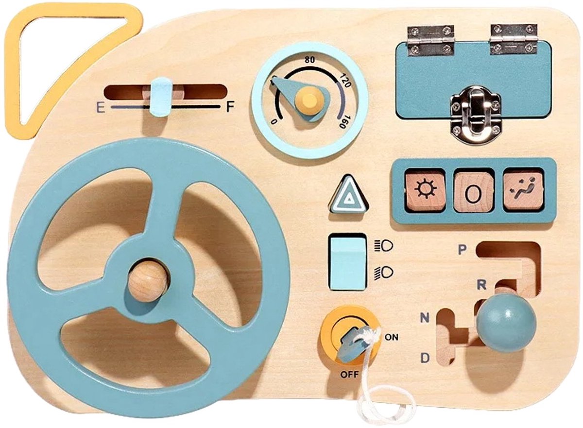 Eco Toys Stuur Houten Activiteitenbord HC730218