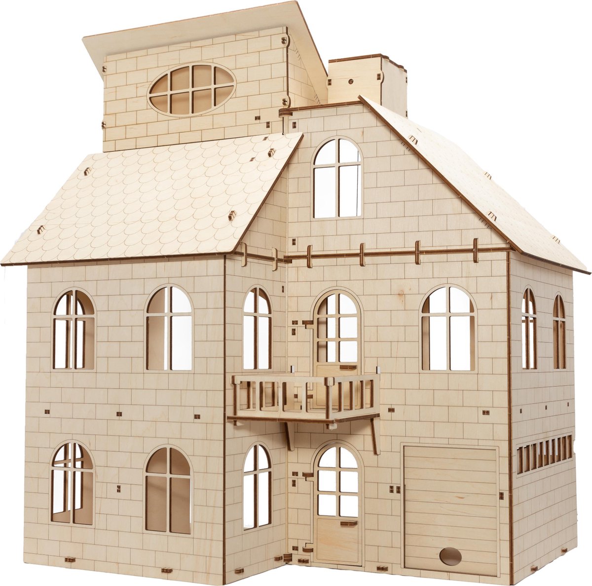 Eco-Wood-Art 3D Houten Puzzel Doll House